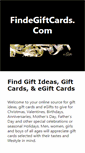 Mobile Screenshot of findegiftcards.com