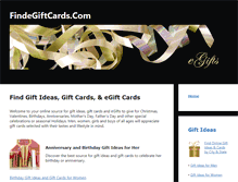 Tablet Screenshot of findegiftcards.com